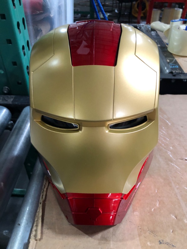 Photo 1 of *USED* Avengers Marvel Legends Iron Man Electronic Helmet - Multicolor