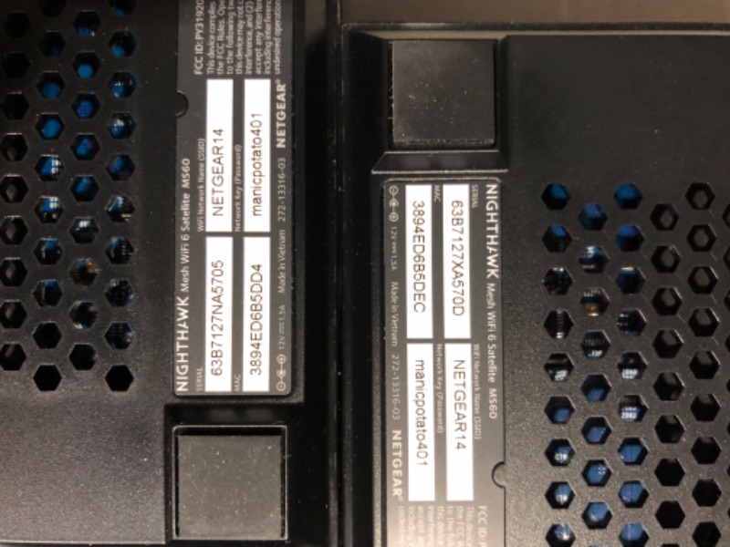 Photo 5 of *SEE NOTES* NETGEAR Nighthawk Advanced Whole Home Mesh WiFi 6 System (MK63S) with Free Armor Security – AX1800 Router with 2 Satellite Extenders, Coverage up to 4,500 sq. ft. and 25+ devices Mesh WiFi 6 (3-pack) | 90-day NETGEAR Armor