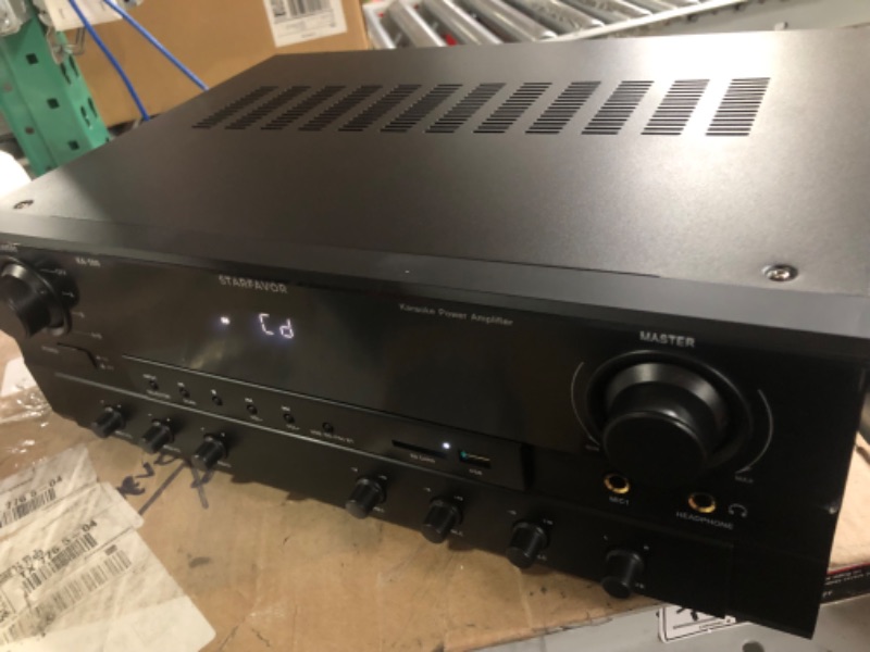 Photo 4 of **USED BUT APPEARS NEW**  Starfavor Stereo Receiver 6 Channel Karaoke Home Audio Amplifier 