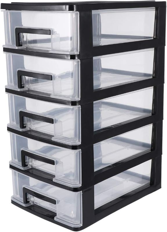 Photo 1 of **COLOR INVERTED FROM STOCK PHOTO, SEE PHOTO** IRIS USA 4 Slim Drawer Storage, Organizer Unit
