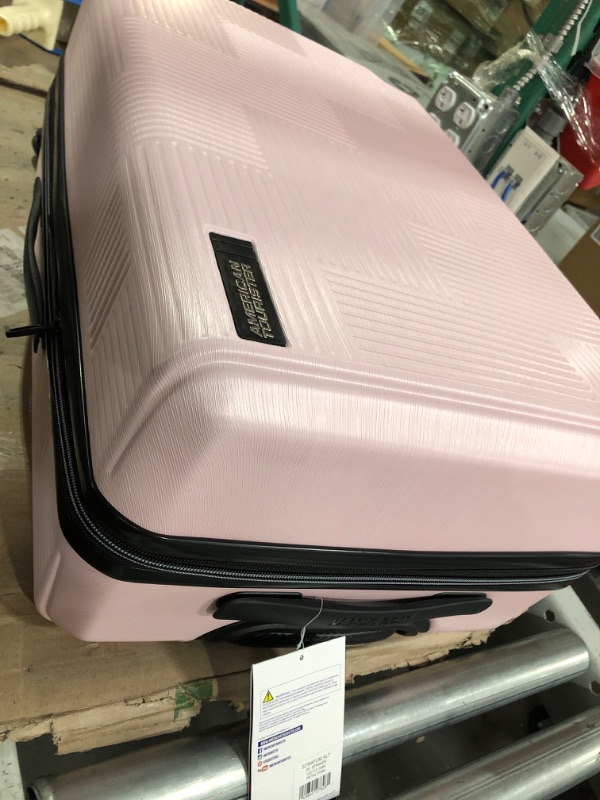 Photo 2 of American Tourister Stratum XLT Expandable Hardside Luggage with Spinner Wheels, Pink Blush, 