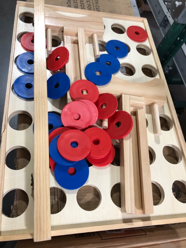 Photo 1 of 26"x18" Wooden Connect 4 Game