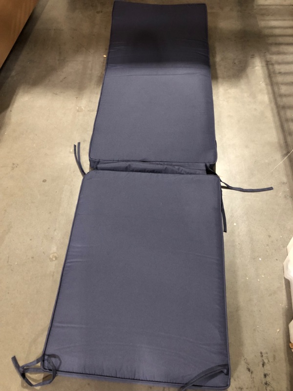 Photo 1 of **USED BUT APPEARS NEW**  72"x 21.5" Lounger Cushion - Dark Blue