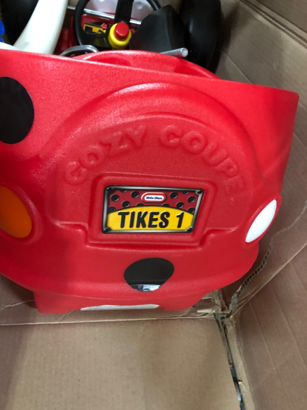 Photo 4 of **ITEM IS RED, SEE PHOTOS** Little Tikes Cozy Coupe Ride-On Toy - Toddler Car Push and Buggy, Red