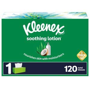 Photo 1 of (6x) Kleenex Soothing Lotion Facial Tissues, Flat Boxes (110 Tissues per box, 6 Pk.)