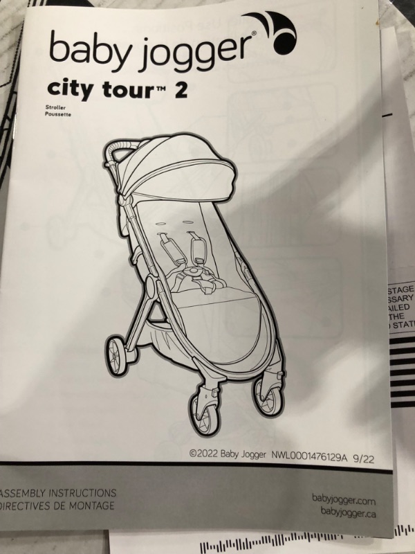 Photo 1 of Baby Jogger City Tour 2 Single Stroller - Jet