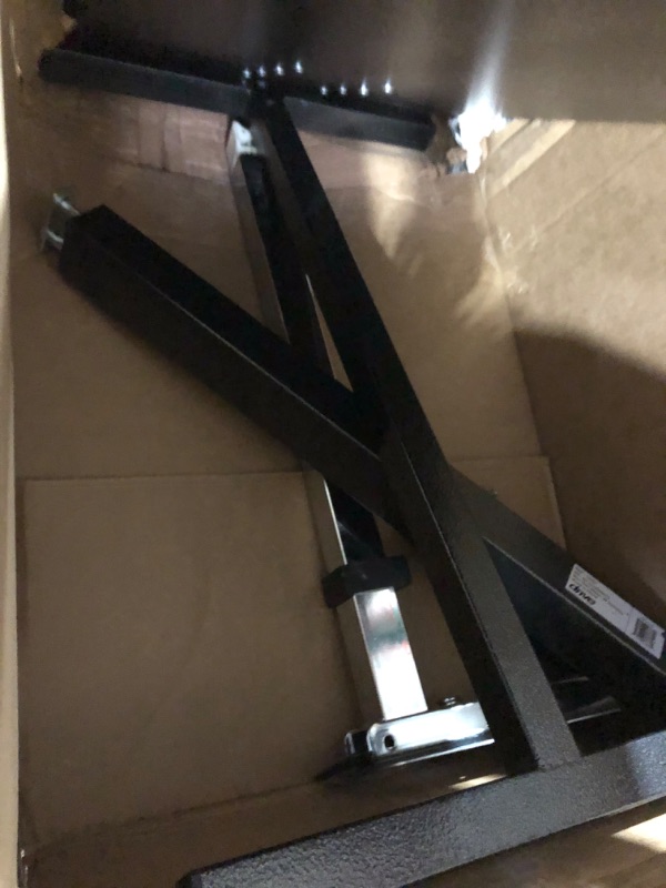 Photo 1 of [notes] Drive Medical 13067 Non Tilt Top Overbed Table, Silver Vein