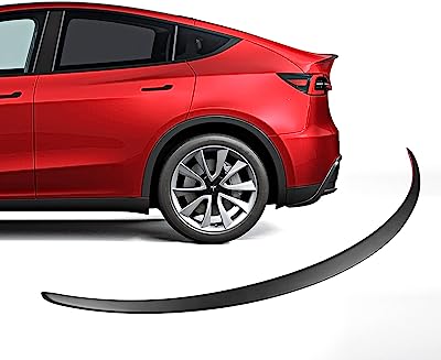 Photo 1 of BASENOR Tesla Model Y Performance Spoiler Original Trunk Wing ABS Matte Black 2020 2021 2022 Gen 2 Model Y Matte Black Gen 2