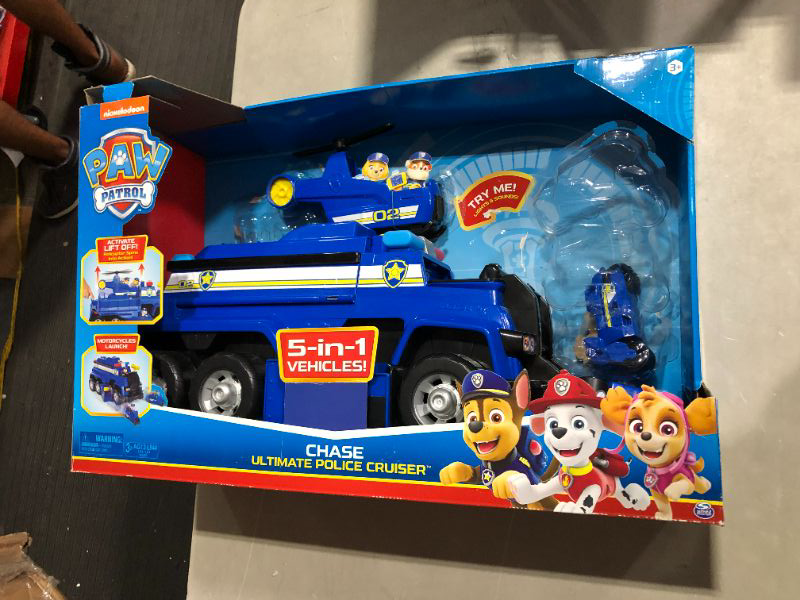 Photo 2 of ***MISSING PARTS - SEE NOTES***
Paw Patrol, Chase’s 5-in-1 Ultimate Cruiser