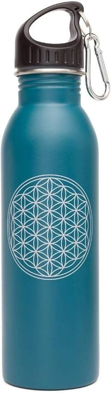 Photo 1 of ***DENTED - SEE PICTURES***
Stainless Steel Water Bottle with Two Lids 25 Oz Flower Print