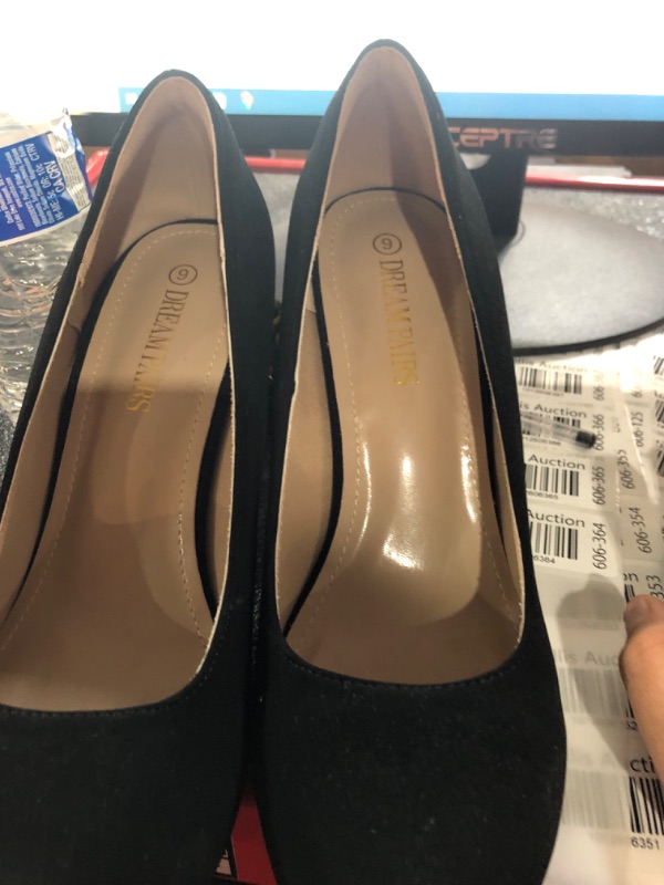 Photo 2 of **MINOR TAPE DAMAGE**
DREAM PAIRS Tiffany Women's New Classic Elegant Versatile Low Stiletto Heel Dress Platform Pumps Shoes SIZE 9