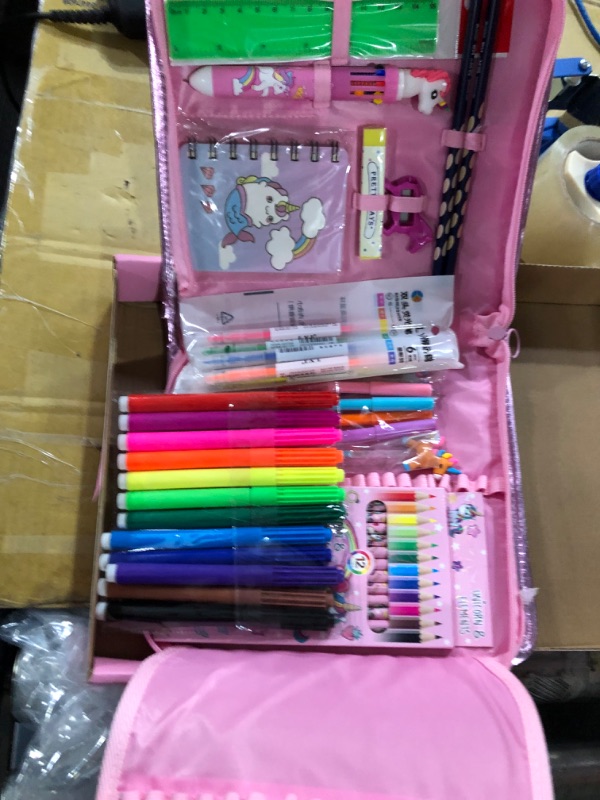 Photo 2 of 44 PCS Unicorn Art Set for Kids