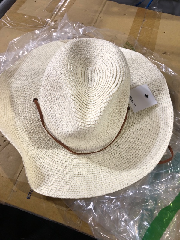 Photo 1 of Binpure Men Women Straw Cowboy Hat