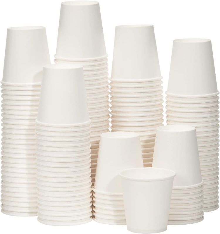 Photo 1 of [300 Pack] 3 oz Disposable Paper Cups, Small Bathroom Cups, Mouthwash Cups, Mini Colorful Espresso Cups 3 OZ, Paper Cups for Party, Picnic, BBQ, Travel, Home and Event Animal 3 oz