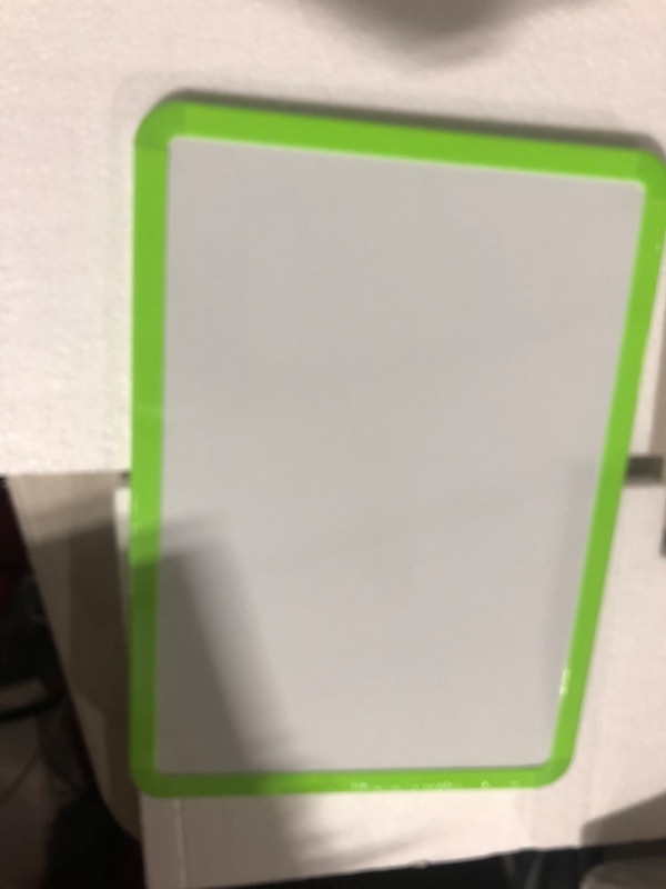 Photo 1 of VUSIGN Small Dry Erase Whiteboard, 8.5 x 11 Inches Green 1 Pack