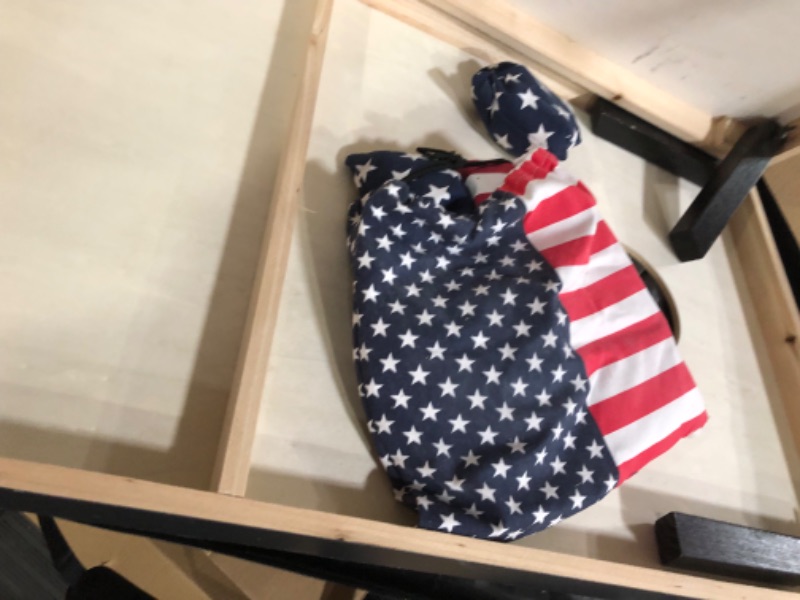 Photo 5 of American Flag Cornhole Boards w/Bean Bags - 4'x2' Distressed Flag Cornhole Game w/Carrying Case & Corn Hole Bags