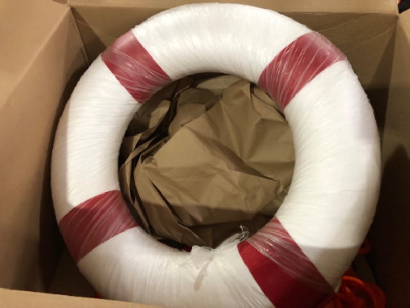 Photo 4 of 20 inch/50cm Small Diameter Swim Foam Ring Buoy Swimming Pool Safety Life Preserver 