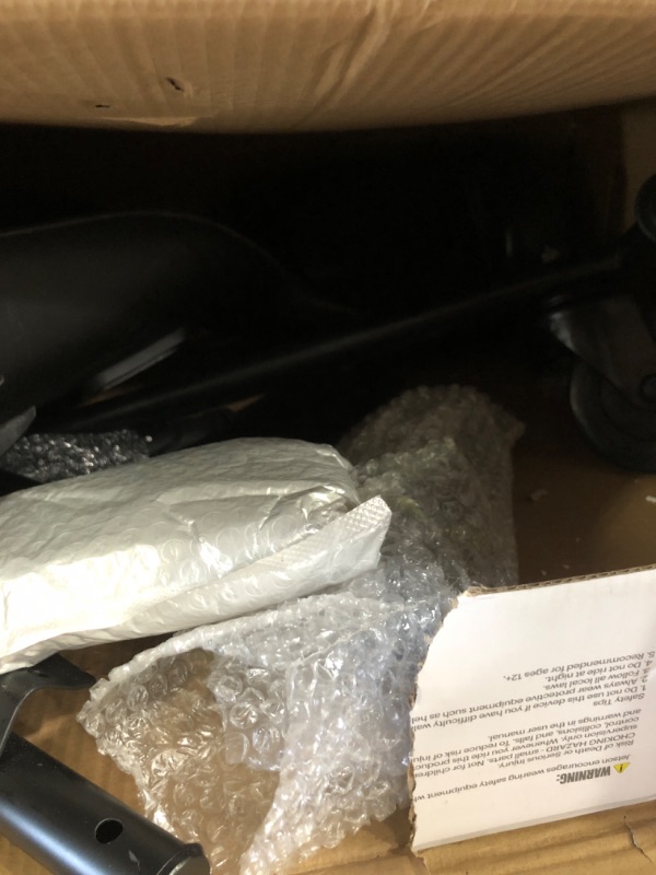 Photo 3 of Jetson Rumble All-Terrain JetKart and Hoverboard Combo, 300-Watt Motor, Top Speed of 7 MPH, Max Range of Up To 7 Miles, Adjustable Frame, Ages 12+, Black, JKR2HB-BLK