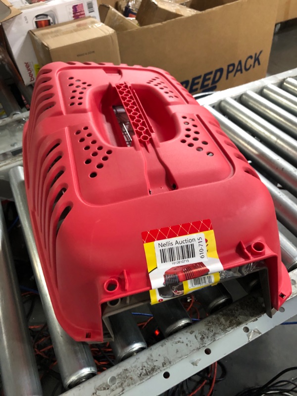 Photo 2 of *LOOKS LIKE IT GOT SMASHED A LITTLE*Pet Carrier: Hard-Sided Dog Carrier, Cat Carrier, Small Animal Carrier in Red| Inside Dims 20.70L x 13.22W x 14.09H & Suitable for Tiny Dog Breeds | Perfect Dog Kennel Travel Carrier for Quick Trips Red 22-Inch XS Dog B