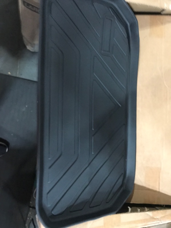 Photo 4 of 3D All-Weather Floor Mats Compatible for Tesla Model Y Model 3 Trunk Cargo Mat 2020-2023 Accessories Custom Fit Car