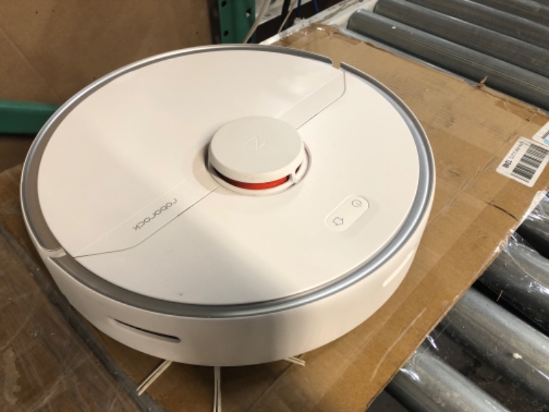 Photo 4 of (PARTS ONLY)roborock S6 Pure Robot Vacuum and Mop, Multi-Floor Mapping, Lidar Navigation, No-go Zones, Selective Room Cleaning, Super Strong Suction Robotic Vacuum Cleaner, Wi-Fi Connected, Alexa Voice Control White