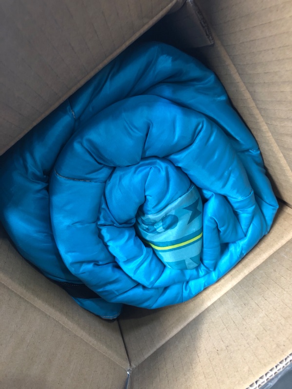 Photo 2 of Coleman 50 Degree Youth Sleeping Bag - Turquoise