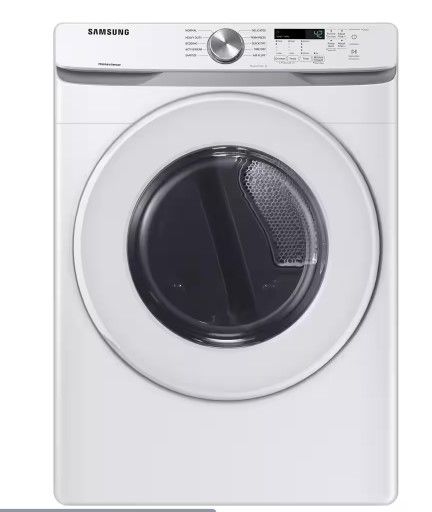 Photo 1 of 7.5 cu. ft. Stackable Vented Electric Dryer with Sensor Dry in White