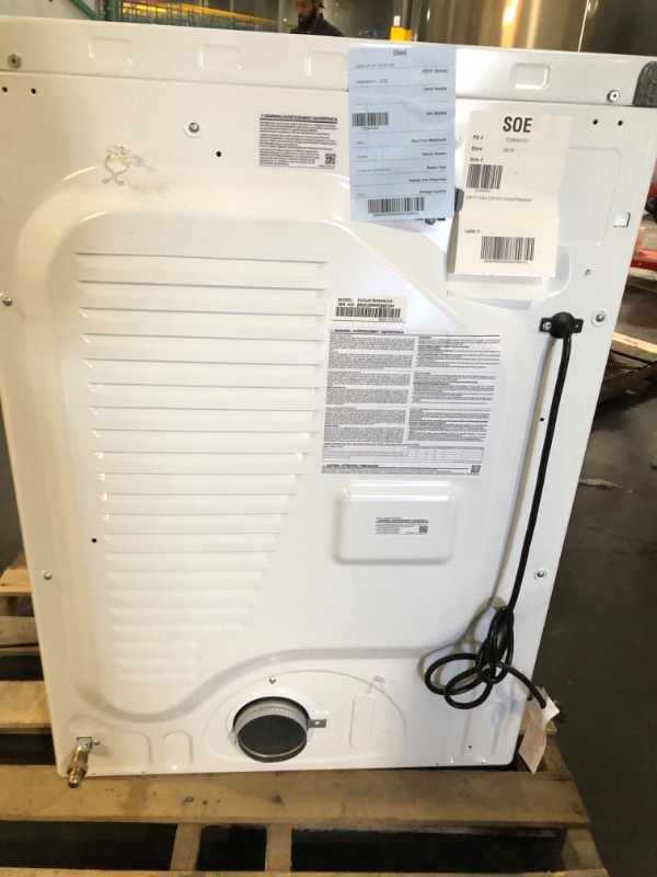 Photo 4 of 7.5 cu. ft. Stackable Vented Electric Dryer with Sensor Dry in White