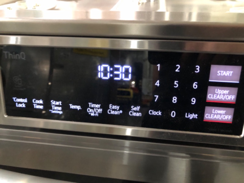 Photo 11 of 6.9 cu. ft. Smart Slide-In Double Oven Gas Range with ProBake and InstaView 