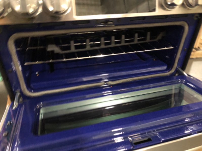 Photo 7 of 6.9 cu. ft. Smart Slide-In Double Oven Gas Range with ProBake and InstaView 