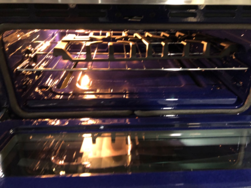 Photo 8 of 6.9 cu. ft. Smart Slide-In Double Oven Gas Range with ProBake and InstaView 