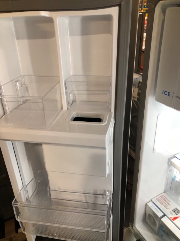 Photo 8 of 27.8 Cu. Ft. French Door Refrigerator in Stainless Steel