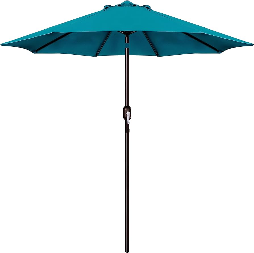 Photo 1 of  9' Outdoor Patio Umbrella (Cerulean)
