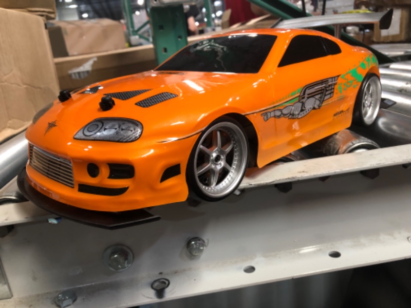 Photo 3 of **SEE NOTES**Jada Toys Fast & Furious 1:10 Toyota Supra Remote Control Car Drift Slide RC with Extra Tires 2.4GHz, Toys