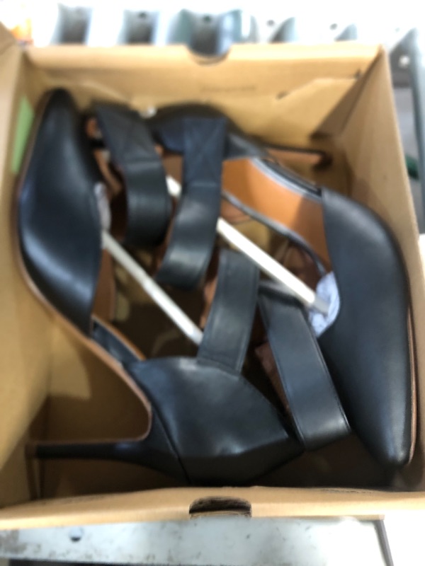 Photo 1 of Coutgo Womens D'Orsay High Heel Pumps Pointed Toe Stilettos Ankle Strap Party Pump Shoes 8.5