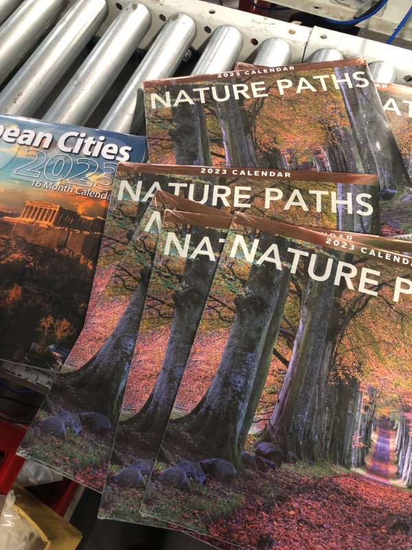 Photo 3 of 6 pack bulk 2023 calendars. european cities and nature paths. 