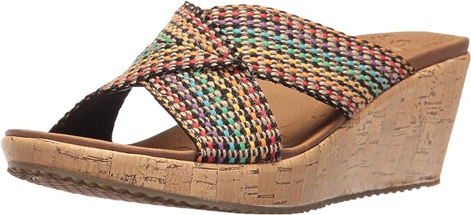 Photo 1 of ** DIFFERENT COLOR** Skechers Cali Women's Beverlee Delighted Wedge Sandal
