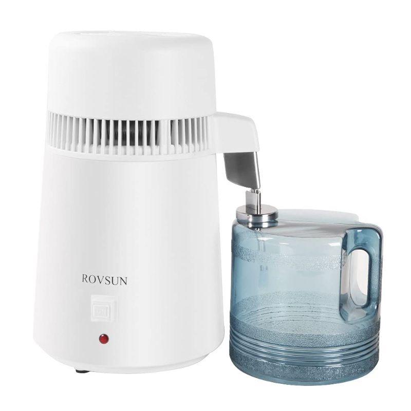 Photo 1 of ** CLEAN IT BEFORE USING IT** ROVSUN 1.1 Gallon/4L Water Distiller w/BPA-Free Container & All Stainless Steel Interior 