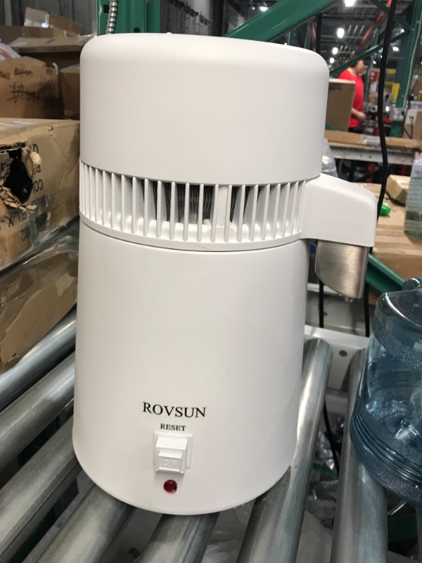 Photo 3 of ** CLEAN IT BEFORE USING IT** ROVSUN 1.1 Gallon/4L Water Distiller w/BPA-Free Container & All Stainless Steel Interior 