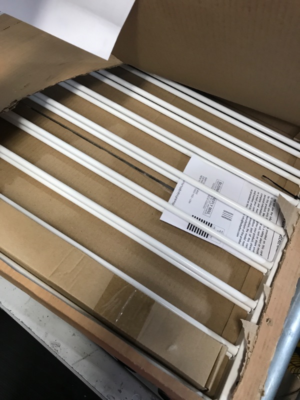 Photo 1 of BabyDan FlexiFit Metal Adjustable 26 to 42 Inch Wall Mounted Baby Safety Gate, White