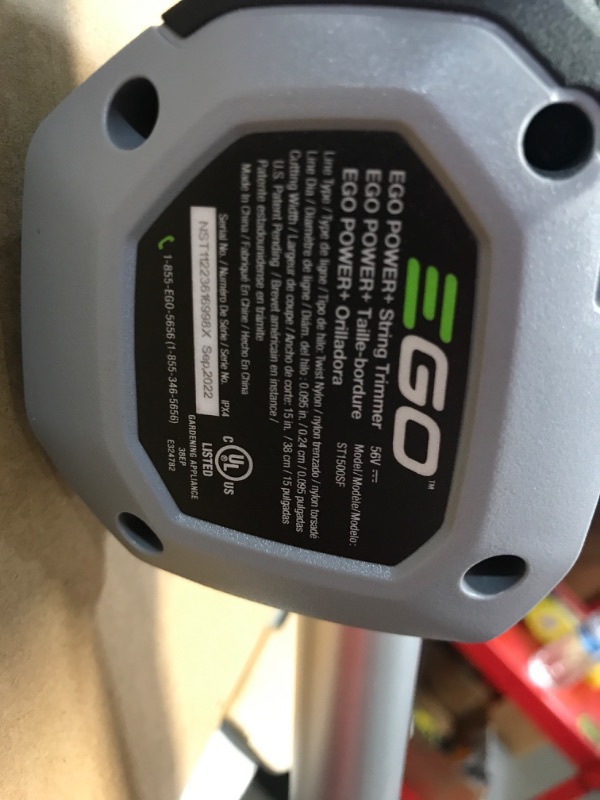 Photo 4 of ** SEE NOTES**EGO Power+ ST1502LB 15-Inch Cordless String Trimmer & 530CFM Blower Combo Kit 