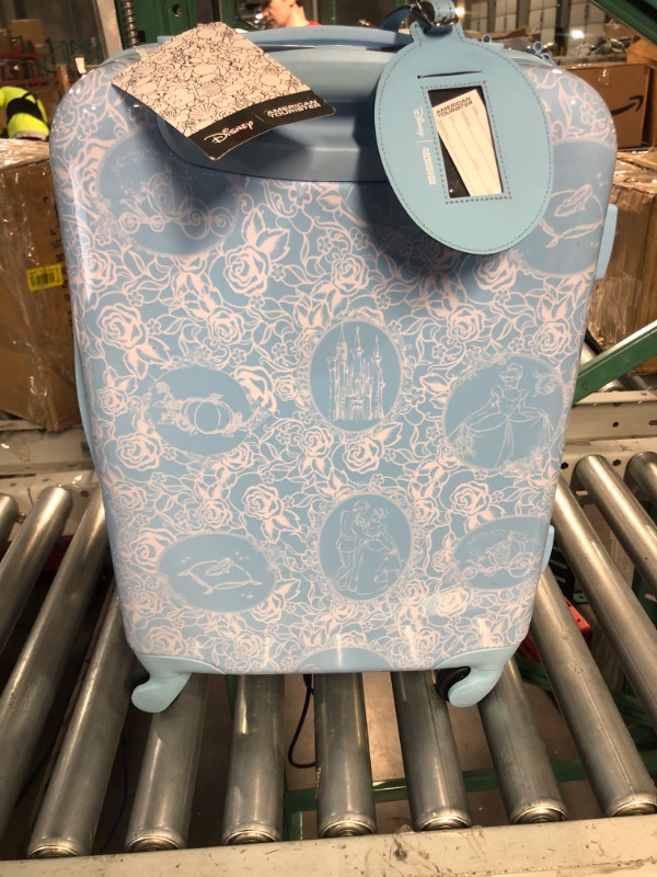 Photo 2 of AMERICAN TOURISTER Disney Hardside Luggage with Spinner Wheels, Light Blue, Carry-On 21-Inch Carry-On 21-Inch Light Blue