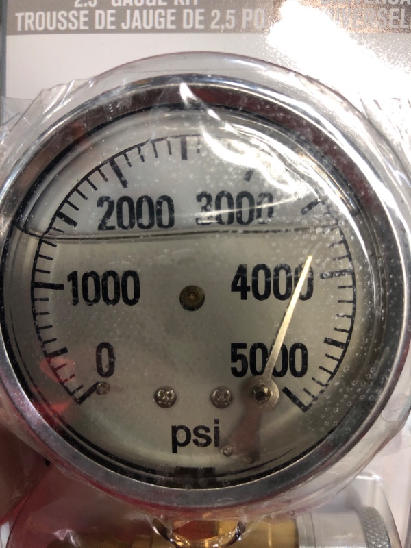 Photo 1 of **INDICATOR BROKEN OFF** Northstar Pressure Washer Pressure Gauge - 5000 PSI, 3/8in. Fitting