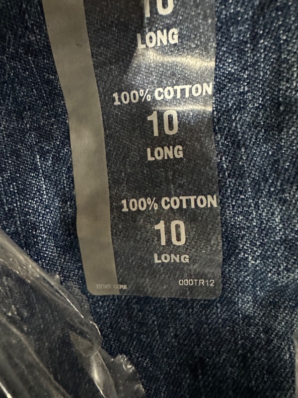 Photo 1 of Lee Women's Misses Relaxed Fit All Cotton Straight Leg Jean 10 Long Livia