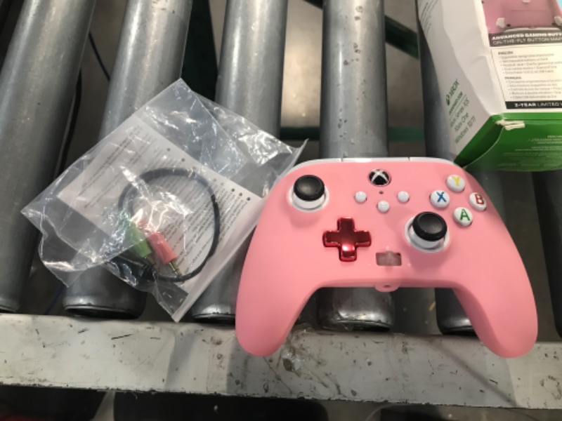 Photo 2 of ***no micro usb***PowerA Enhanced Wired Controller for Xbox Series X|S - Pink