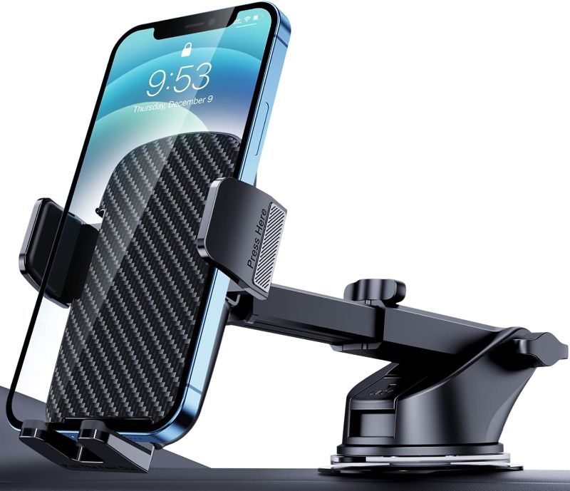 Photo 1 of Phone Holder for Car [Military-Grade Suction] Phone Stand for Car Phone Holder Mount 