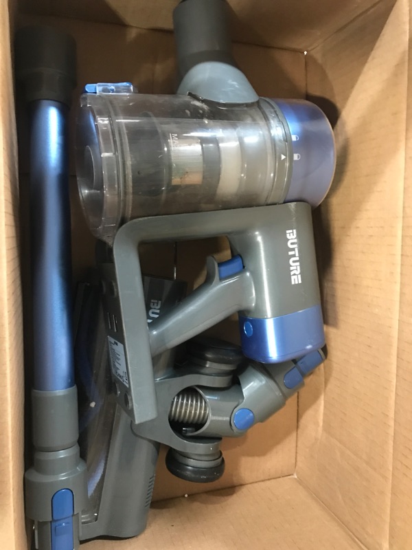 Photo 2 of **missing items, see comments**BuTure Cordless Vacuum Cleaner, 33Kpa 450W Blue