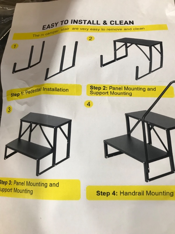 Photo 3 of **PARTS ONLY** RV Steps with Handrail Hot Tub Steps