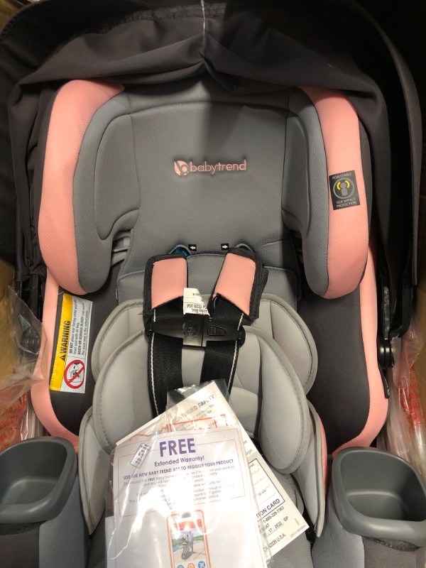 Photo 5 of Baby Trend Cover Me 4 in 1 Convertible Car Seat, Quartz Pink