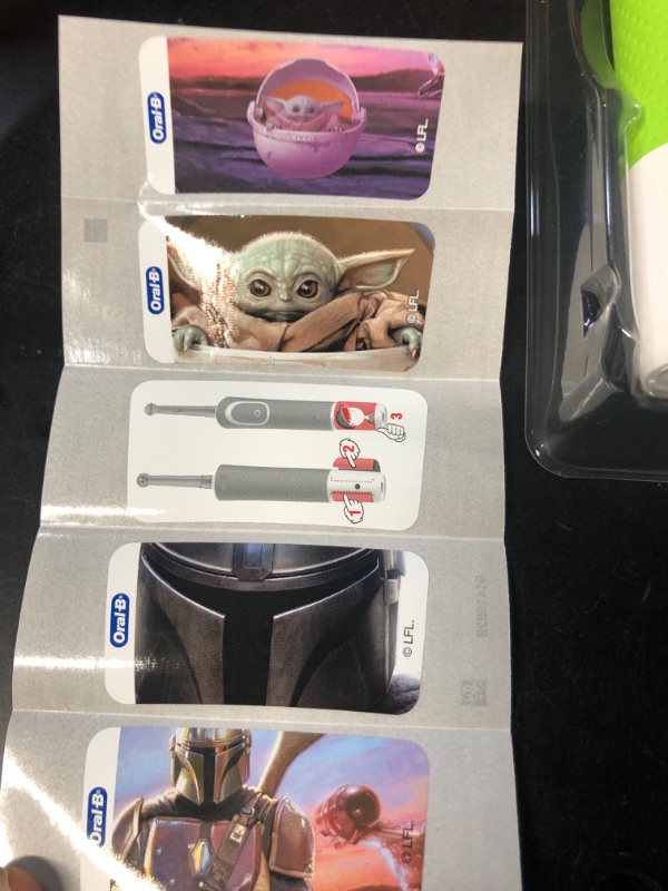 Photo 2 of **BASE ONLY, NO BRUSHES**Oral-B Kids Electric Toothbrush featuring Star Wars, for Kids 3+